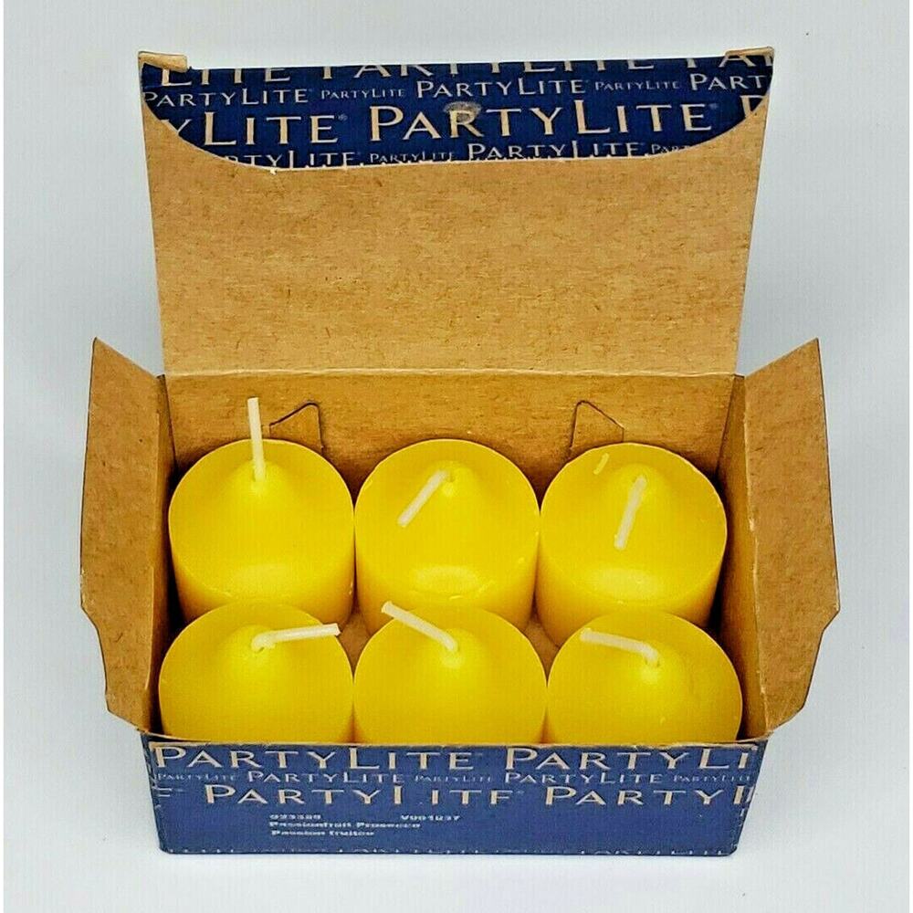 Partylite 6 Votives New Box Passion Fruit Prosecco P1C/V061037‎